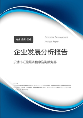 樂(lè)清市匯控經(jīng)濟(jì)信息咨詢服務(wù)部 企業(yè)定位、業(yè)務(wù)發(fā)展與市場(chǎng)前景分析報(bào)告